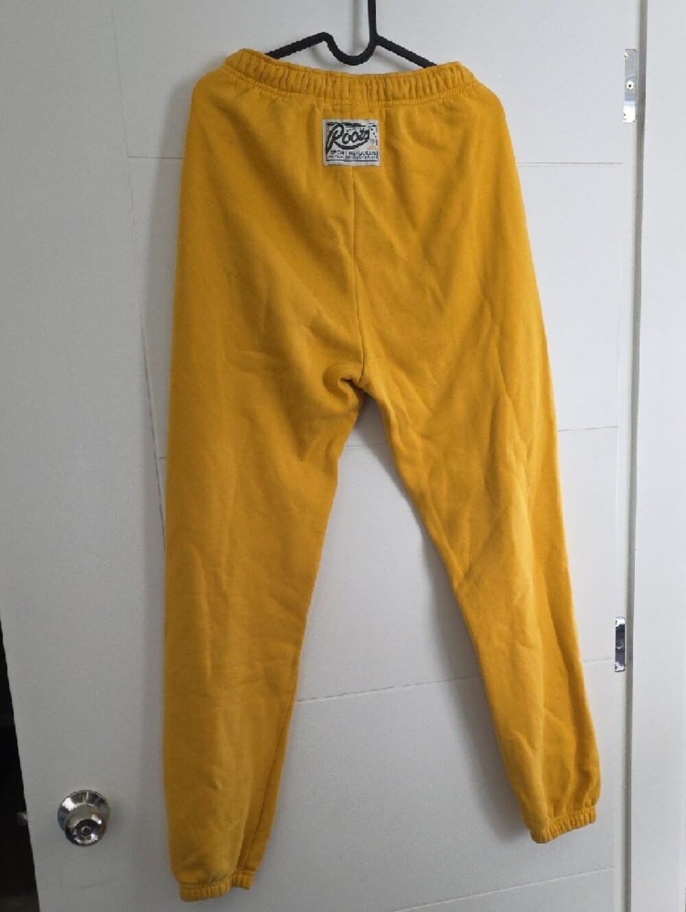 Roots Women's Mustard Yellow Sweatpants, Size XS - Picture 4 of 7